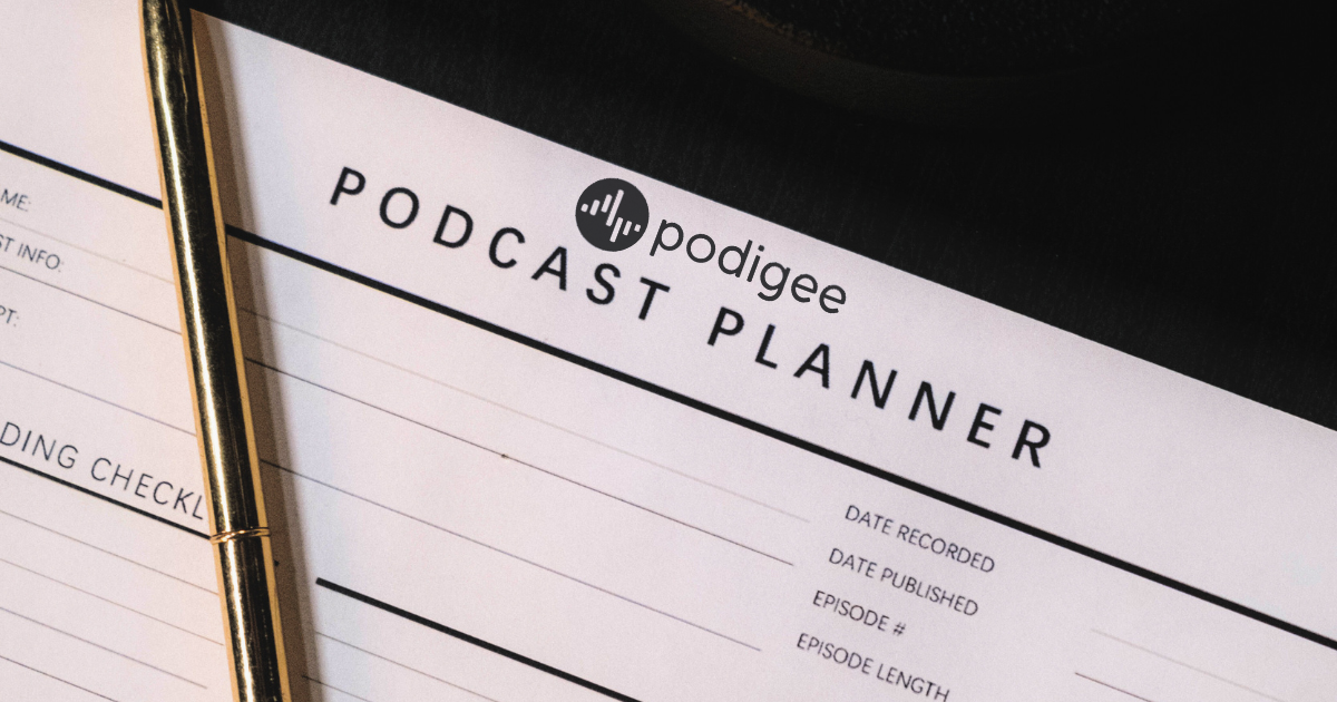 Podigee blog - Podcast planner