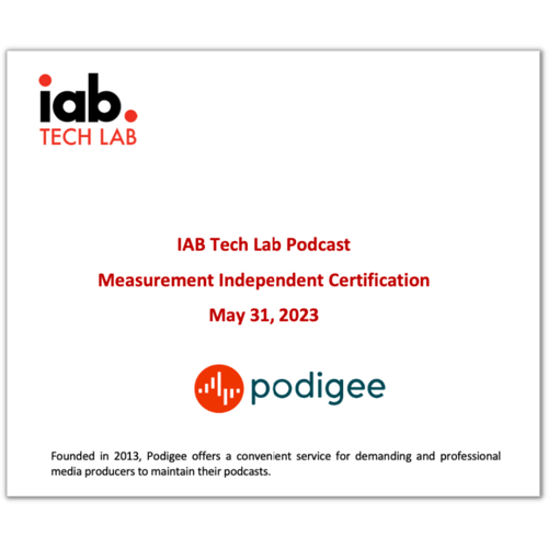 IAB Podigee certification