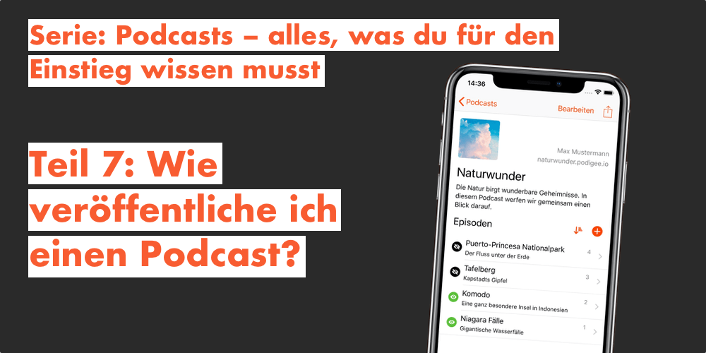 Podcast veröffentlichen bei Apple, Spotify und co.