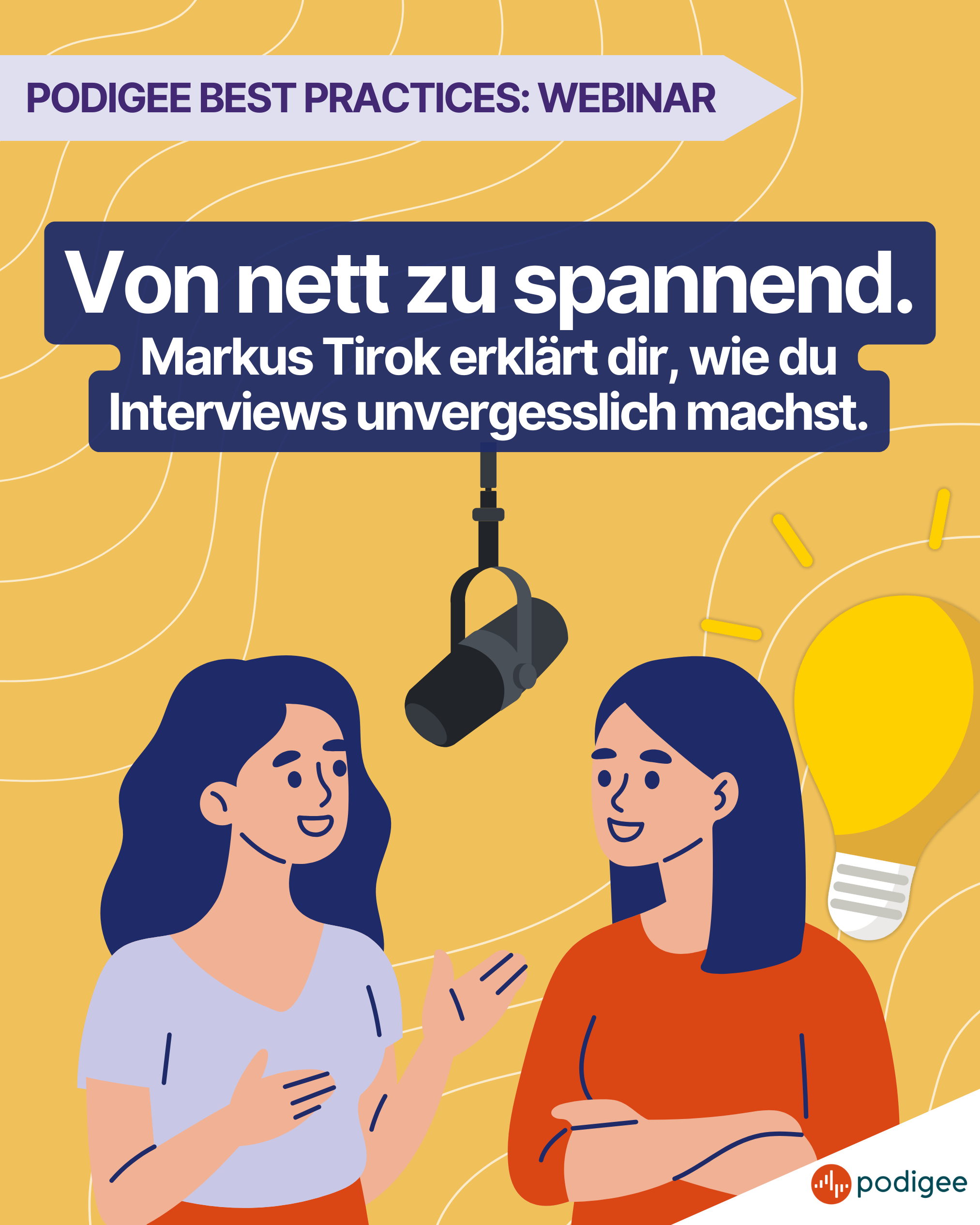 Podigee Best Practices Webinar: Corporate Podcasts leicht gemacht mit Podstars
