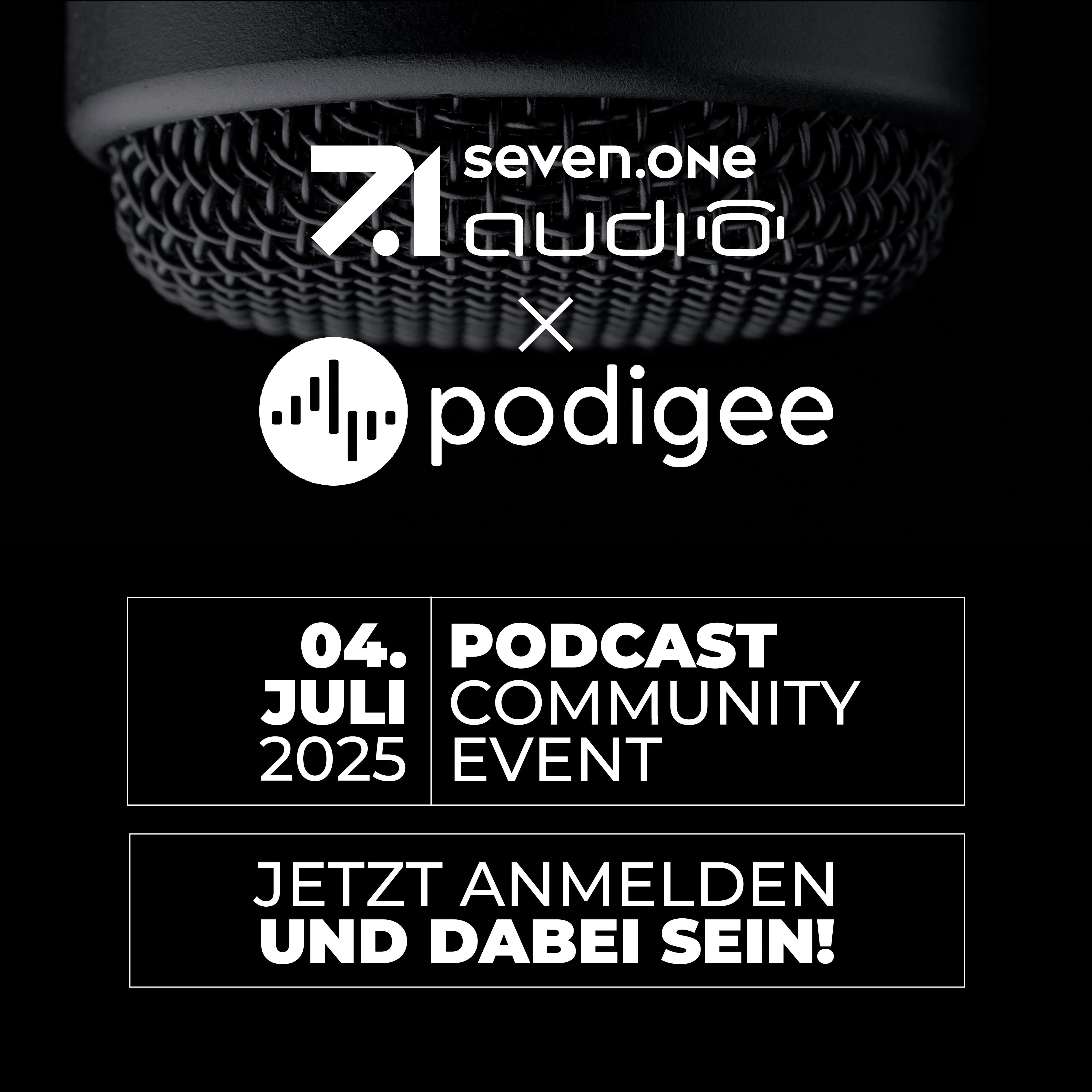 Podcaster im Studio